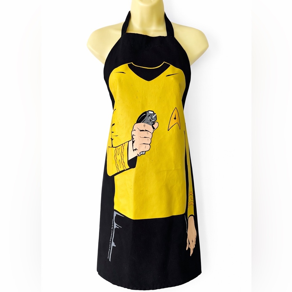 ICUP Star Trek Captain Kirk Apron Licensed Be The Character Costume Kitchen cook